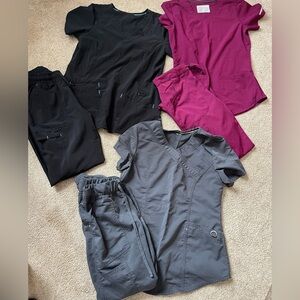 Scrub Sets - 3 pairs